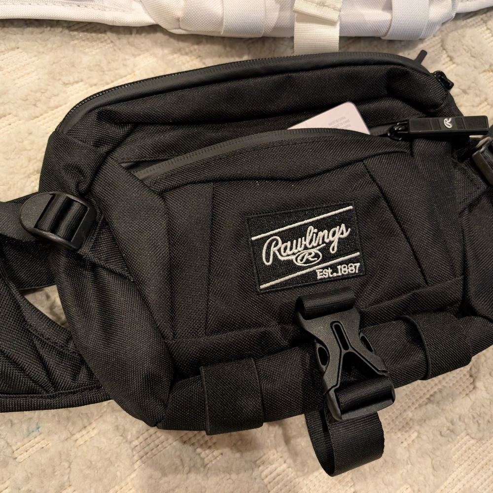 Rawlings Black Belt Bag for Men